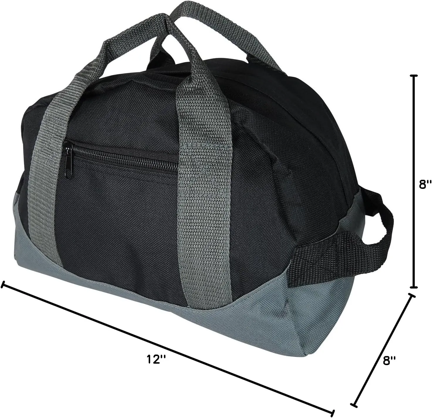 12" Mini Two Tone Duffle Bag
