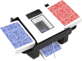 ADZERD Rechargeable Automatic Card Shuffler for 1-2 Decks, Electric Playing Cards Shuffler Machine with Auto & Manual Modes  Ideal for UNO, Poker, Mahjong, Bridge, Spades, Rummy, Casino & More