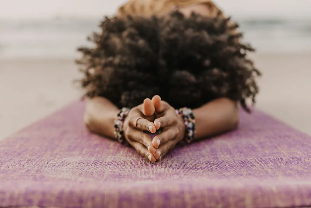 Body Mind Connect Yoga Mat- Purple