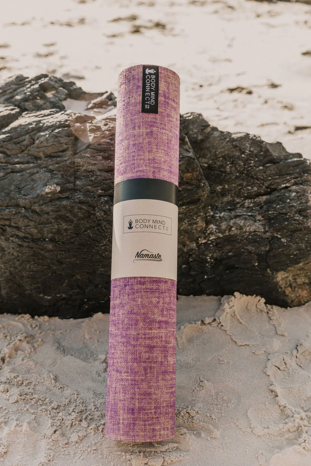 Body Mind Connect Yoga Mat- Purple