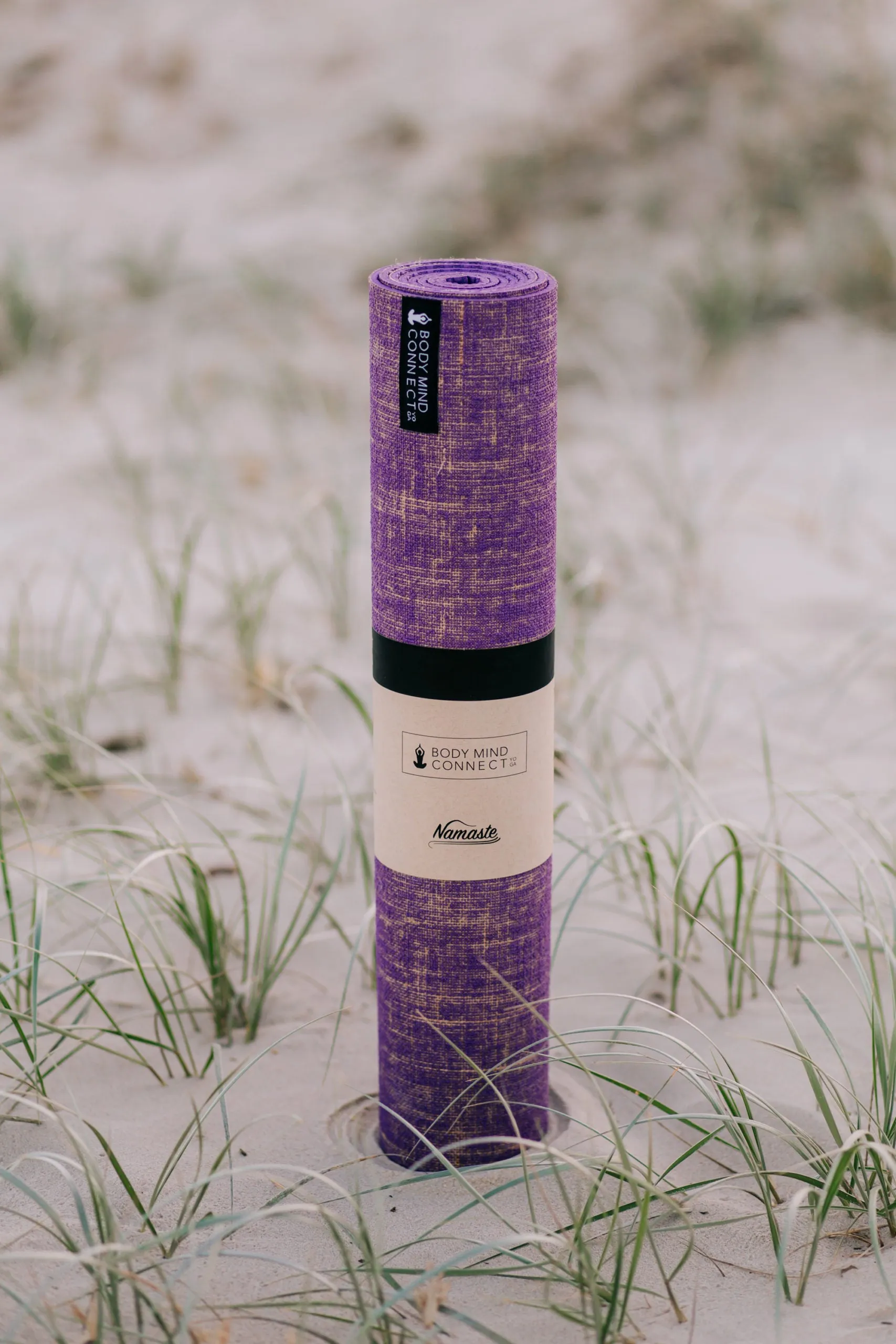 Body Mind Connect Yoga Mat- Purple