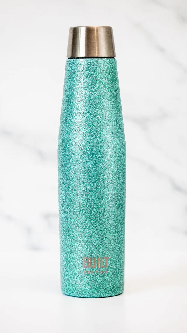 Built Aqua Glitter Hydration Bottle