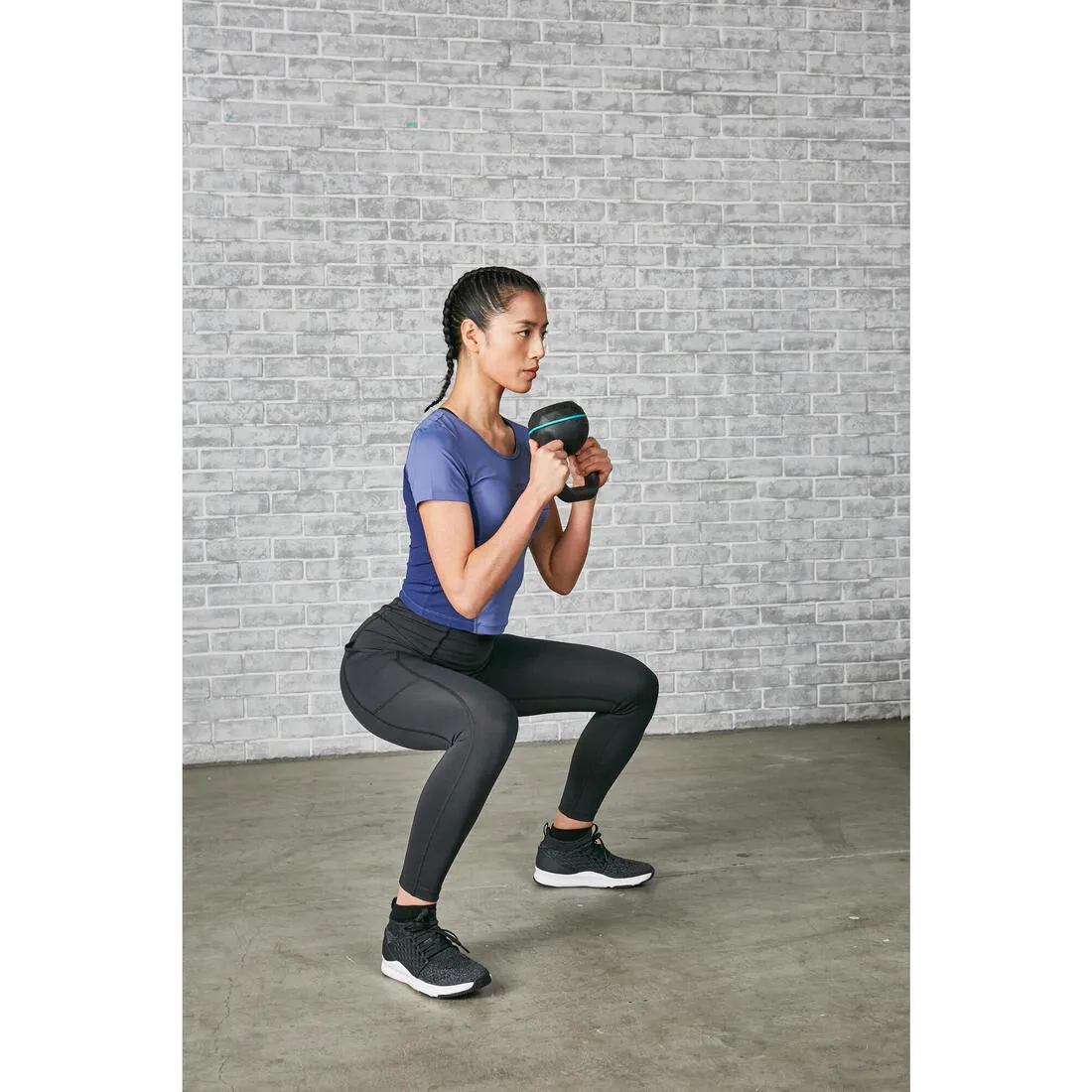 Cast Iron Kettlebell with Rubber Base 8 kg