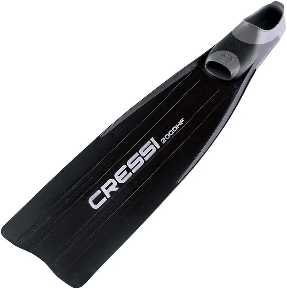 Cressi Free Diving Reactive Long Fins - High-Performance, Good Control - Gara 2000 HF: Made in Italy