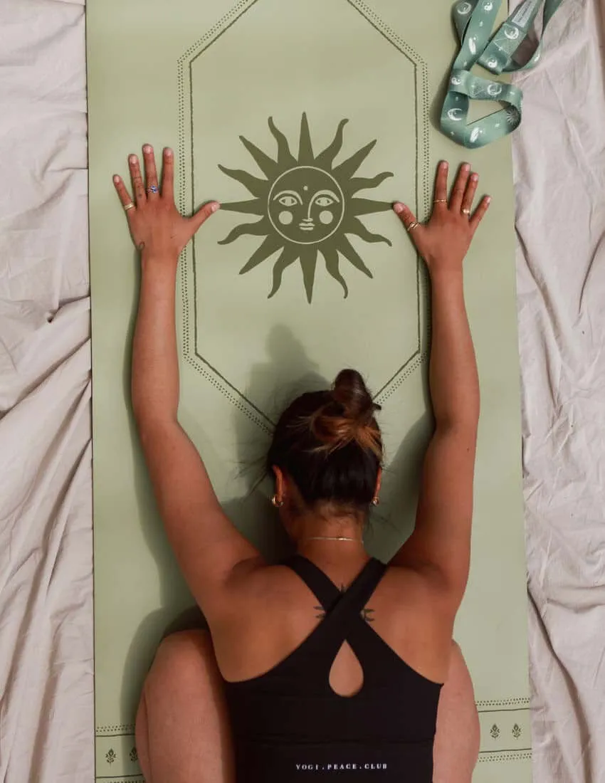 DELUXE SAGE YOGA MAT