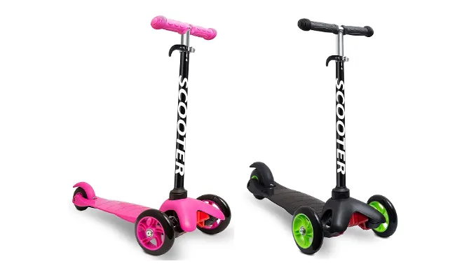 Den Haven Scooter for Kids - Choice of Black or Pink - Ships Same/Next Day!