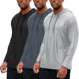 DEVOPS Men's Hoodie Long Sleeve Fishing Hiking Running Workout T-Shirts