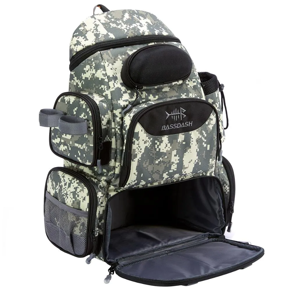 Fishing Bag Tackle Backpack Lightweight Tactical Tackle Box Multifunctional