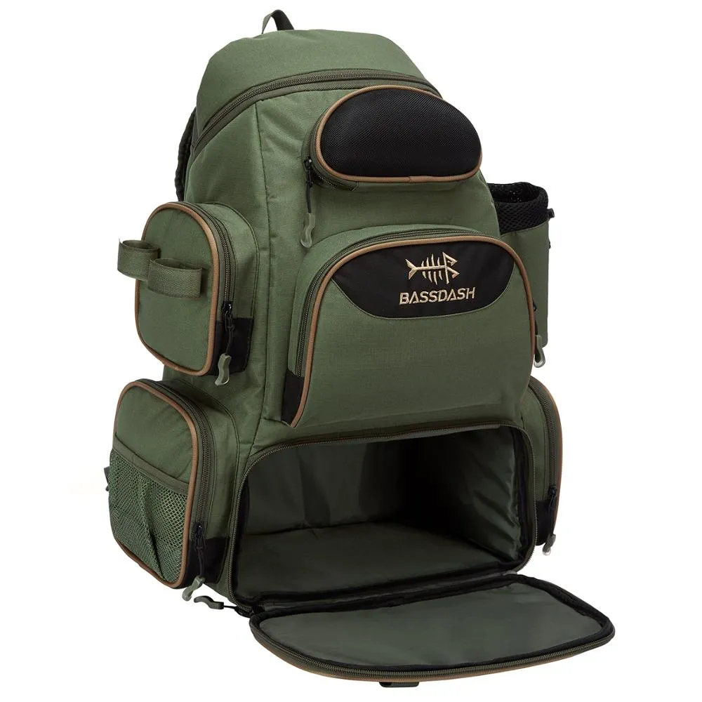 Fishing Bag Tackle Backpack Lightweight Tactical Tackle Box Multifunctional
