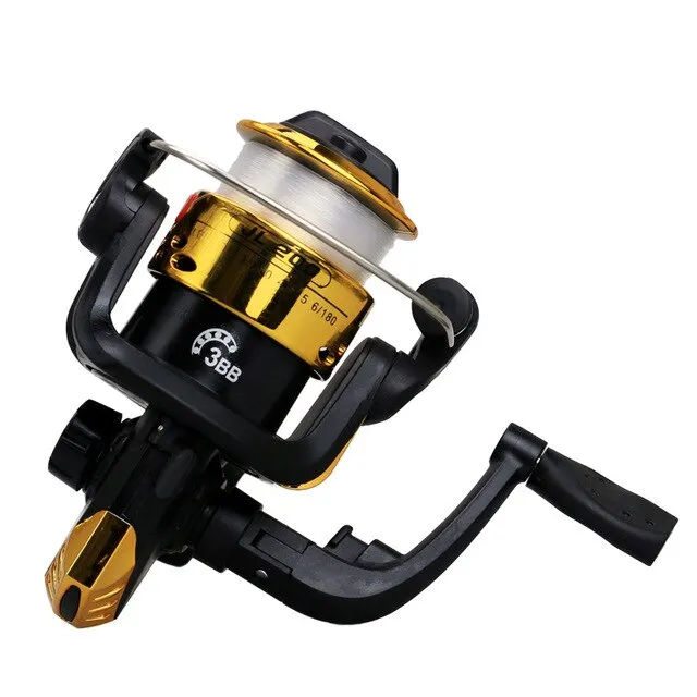 Fishing Wheel Spinning Reel Pardew Lure Wheel Vessel Bait Casting Flying Fishing Trolling Spinning With Line Speed G-Ratio 5.2:1