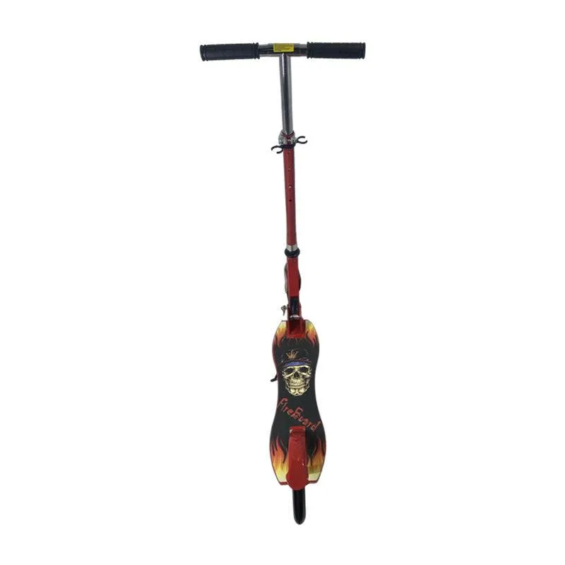 Foldable Height Adjustable Outdoor Kick Scooter for Adults and Kids -SC RED