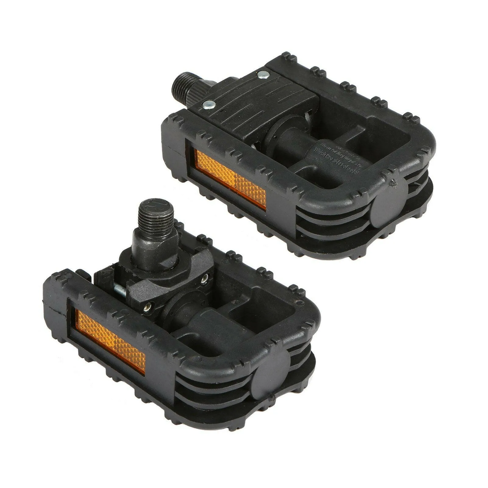 Folding Bike Pedals Black Mountain Bicycle Pedals Cycling Platform Pedal Bicycle Accessories Cycling Parts