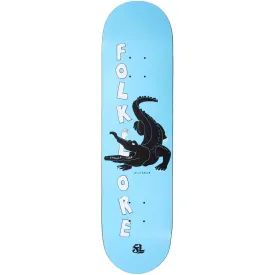 Folklore - Croc Blue 8.75 Skateboard Deck
