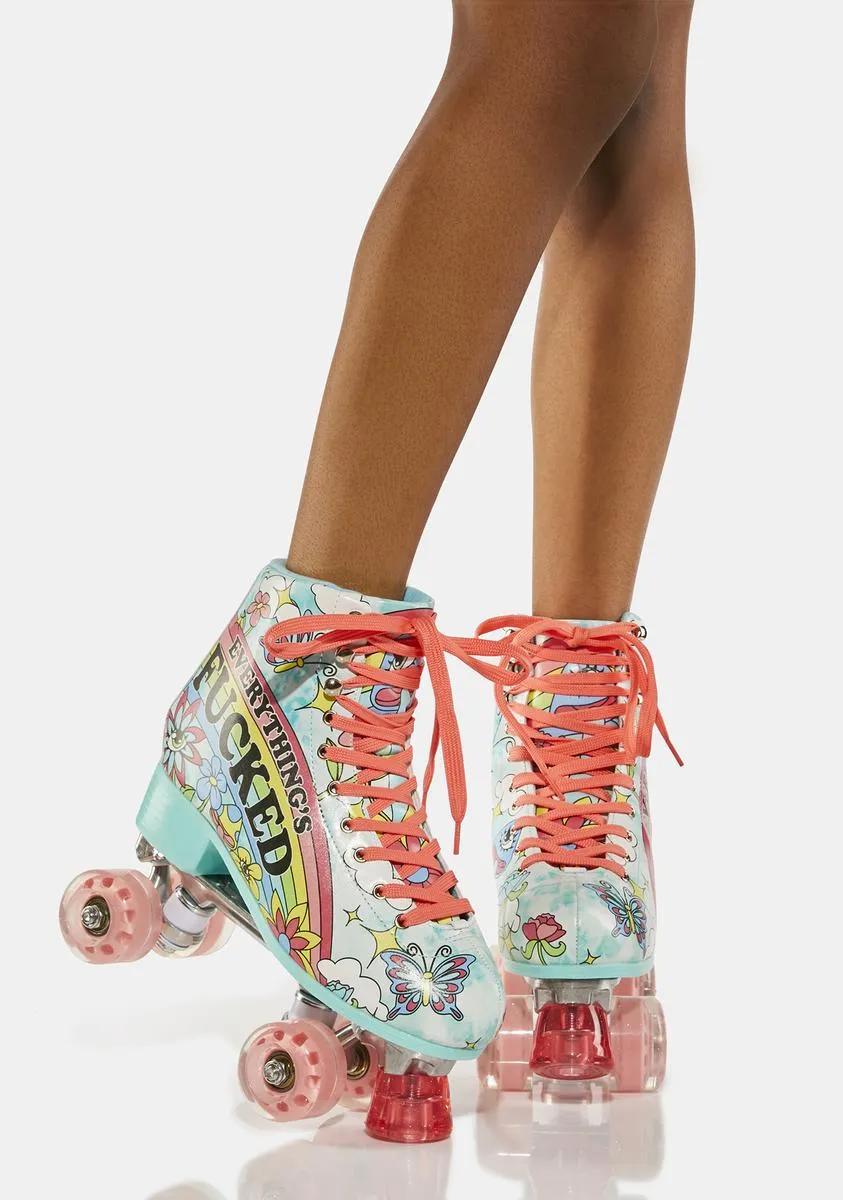 Happy Go Lucky Roller Skates