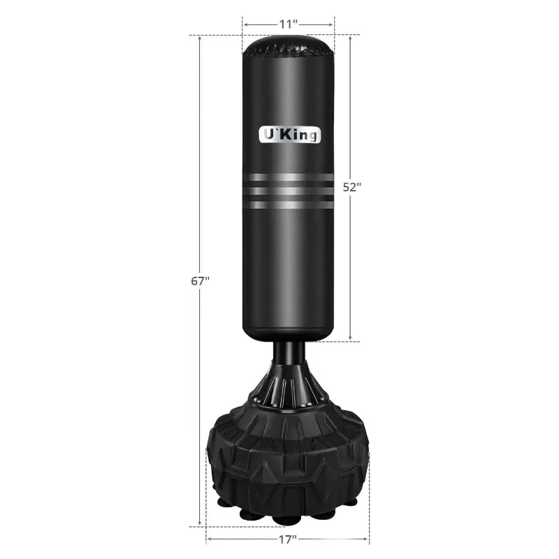 Heavy Duty Free Standing Punching & Training Bag 67"