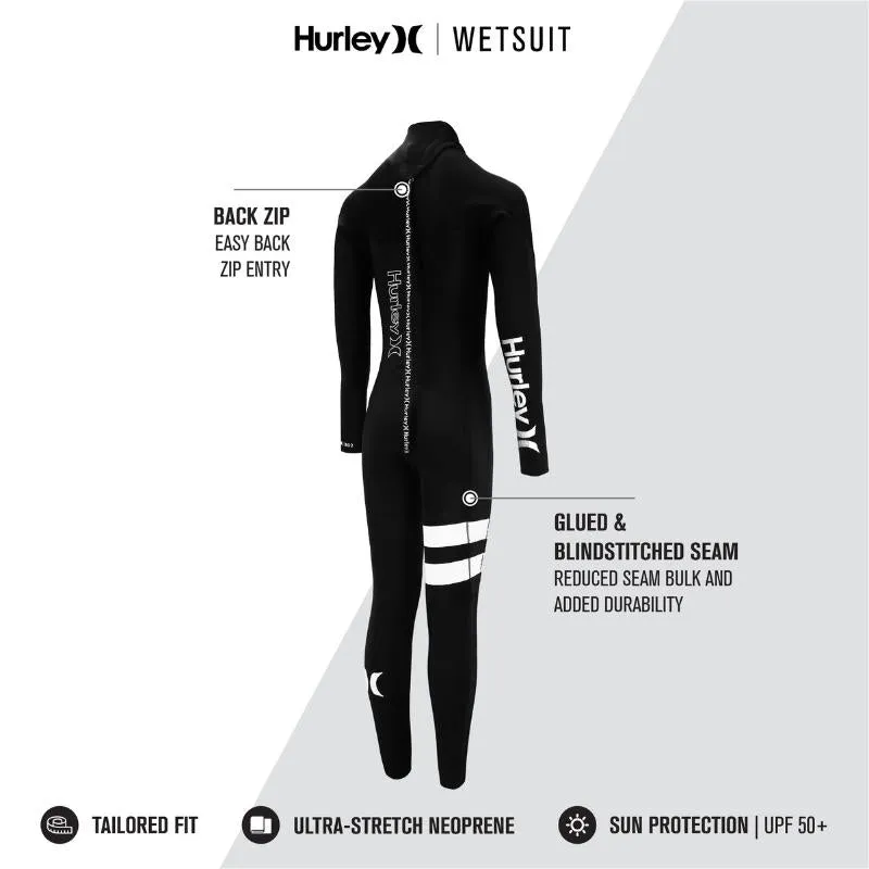 Hurley Fusion Wetsuits Youth 302 Back Zip