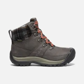 Keen Women's Kaci III Winter Mid Waterproof Boots- Magnet/ Black Plaid