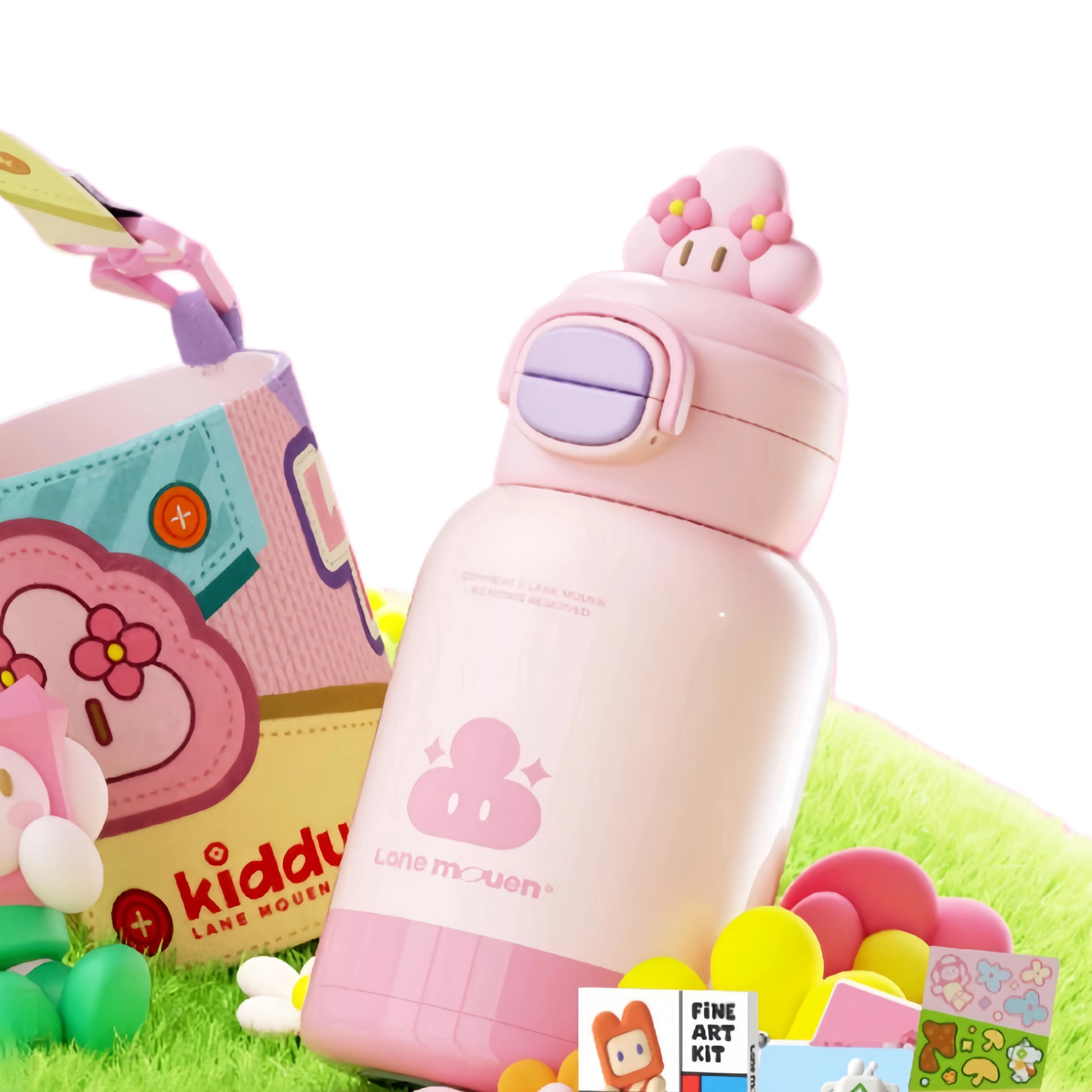 Lane Mouen Cute and Cool Kids Insulated Bottle – Perfect for Every Season!