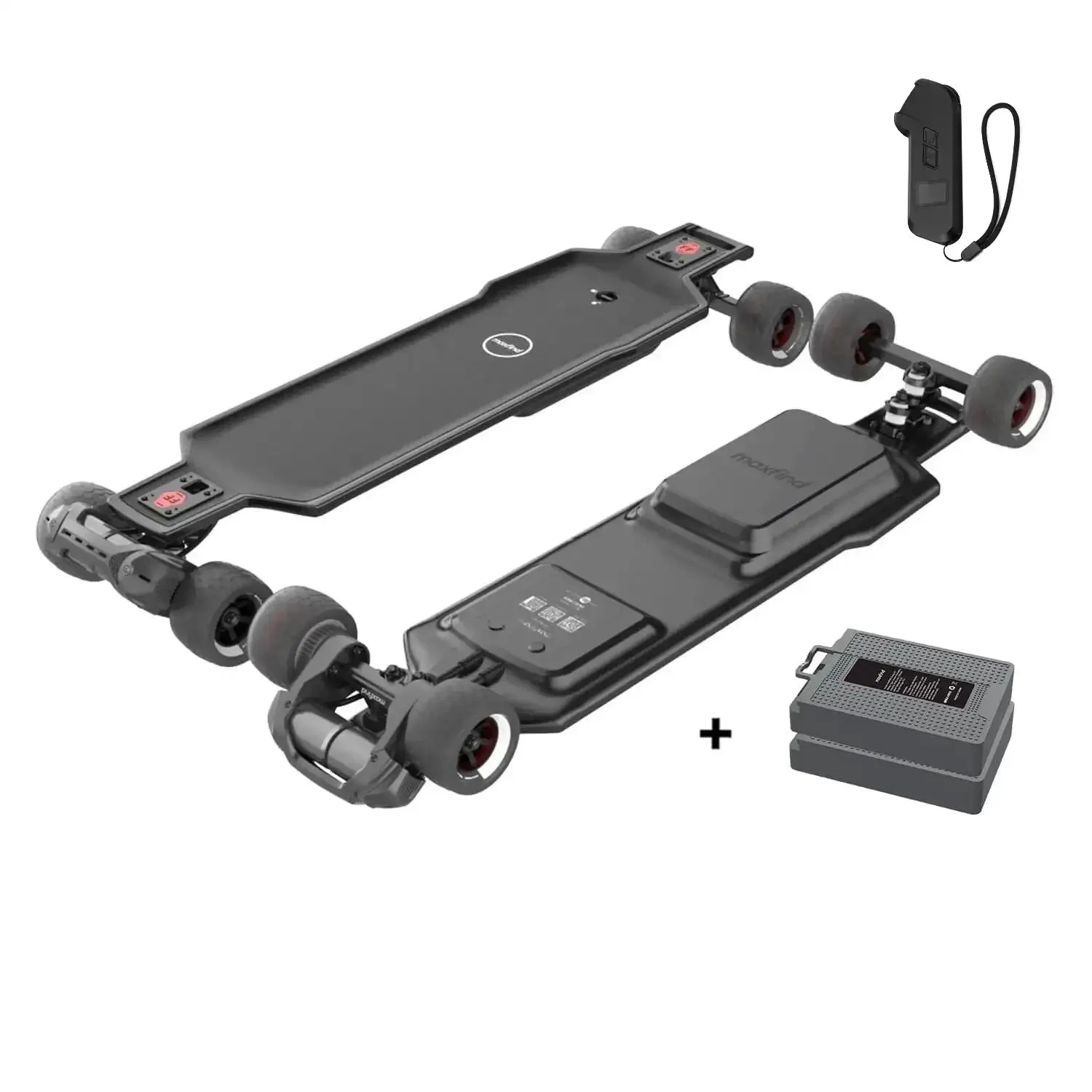 Maxfind FF BELT: High-Performance Street Electric Skateboard, Ultra-Comfortable, Long Range, Detailed Design