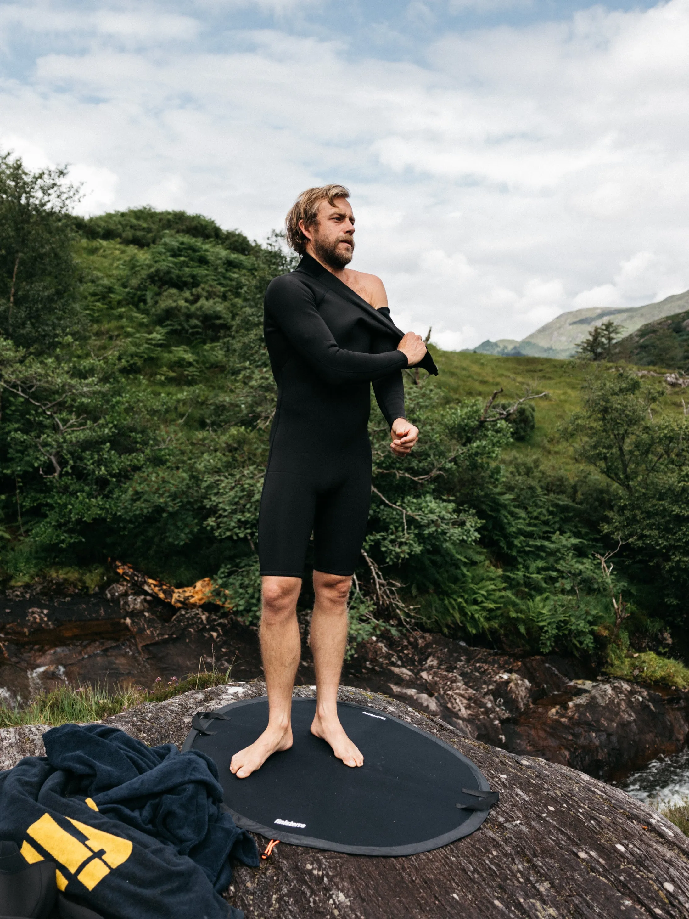 Men's Nieuwland 2mm Yulex® Back Zip Long Sleeve Shorty Wetsuit