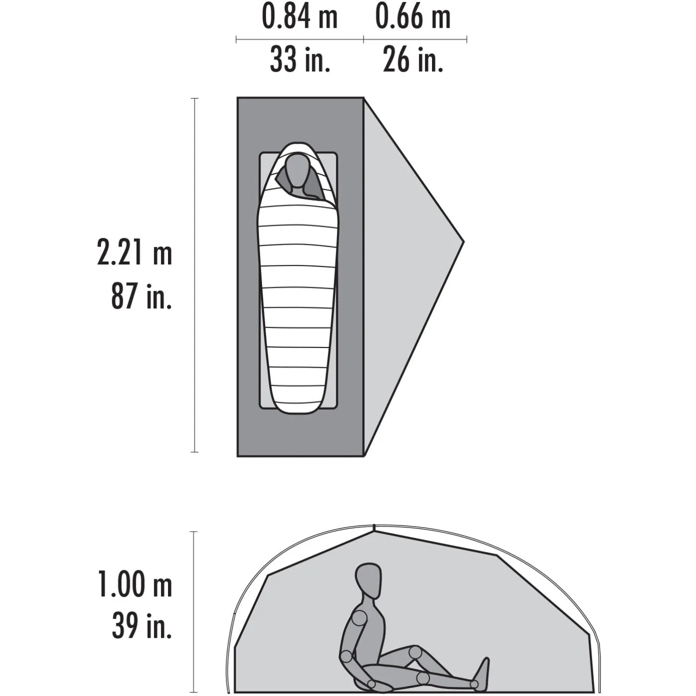MSR FreeLite 1 Person Backpacking Tent