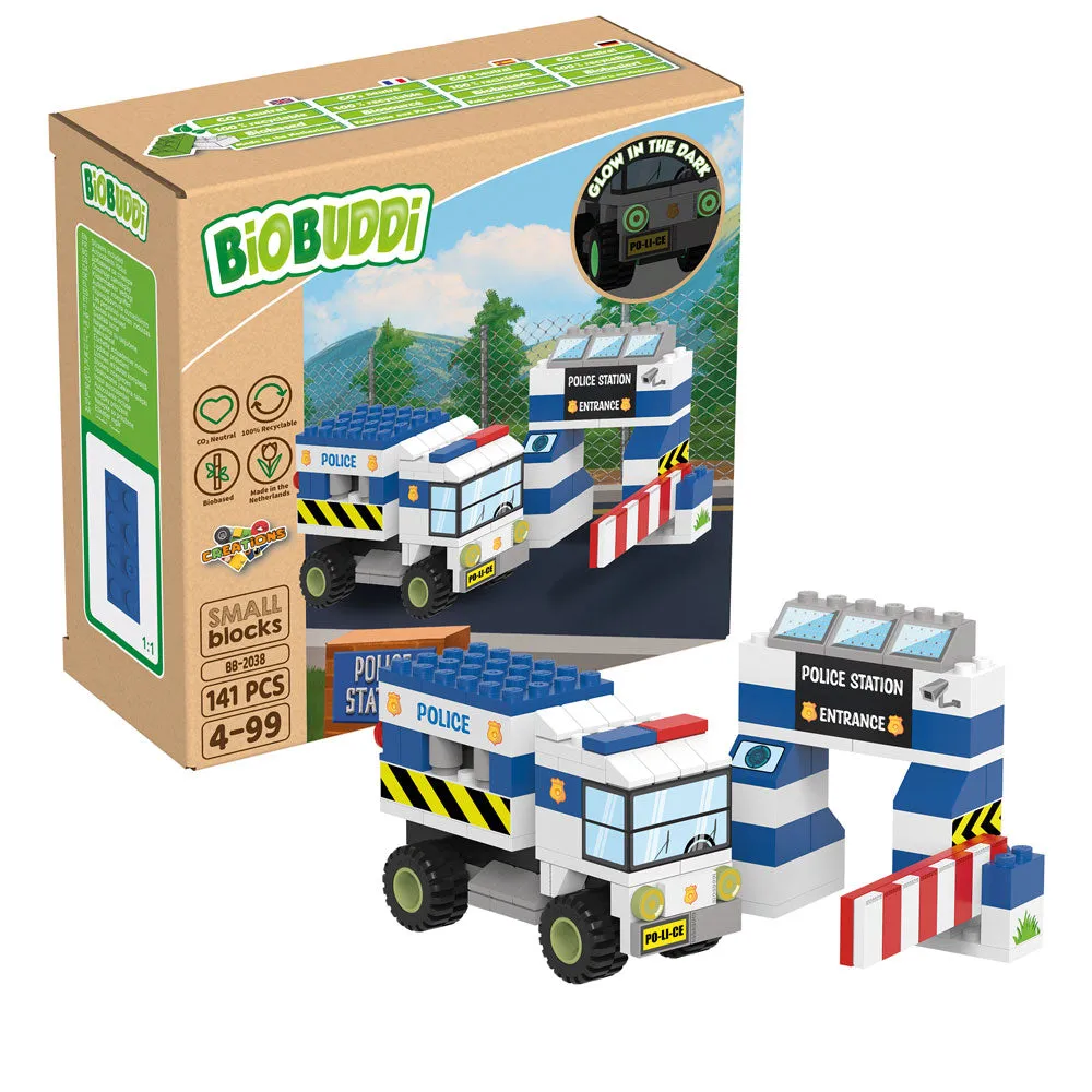 Police Car With Barrier