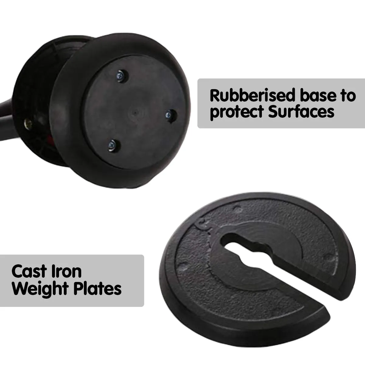 Powertrain 2x Adjustable Kettlebells Weights Dumbbell - 18kg