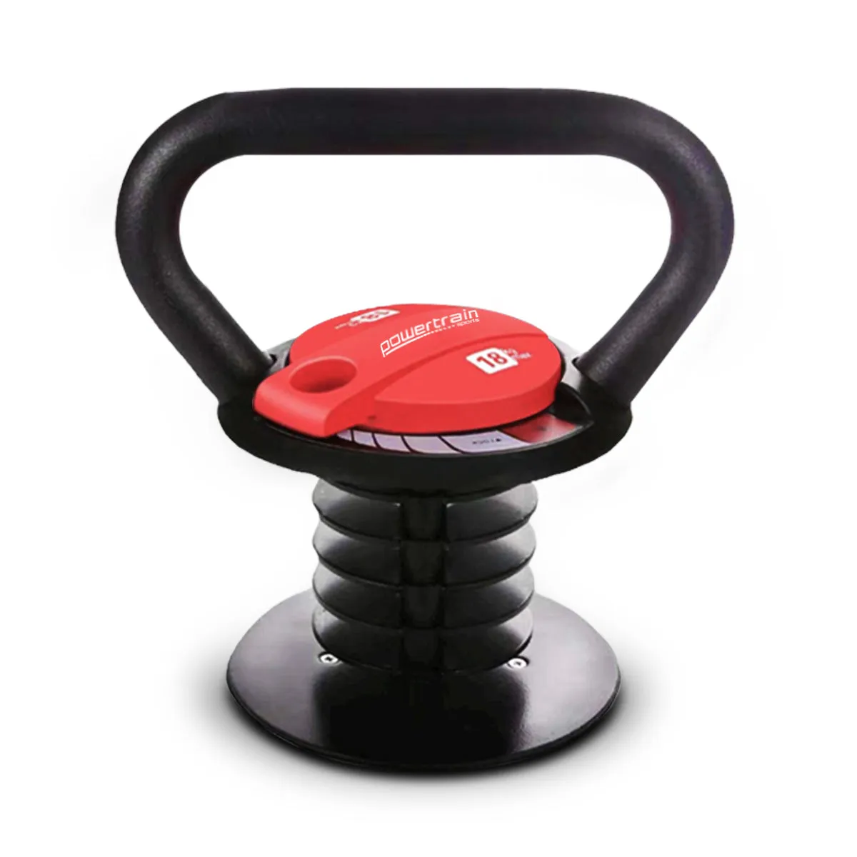 Powertrain 2x Adjustable Kettlebells Weights Dumbbell - 18kg
