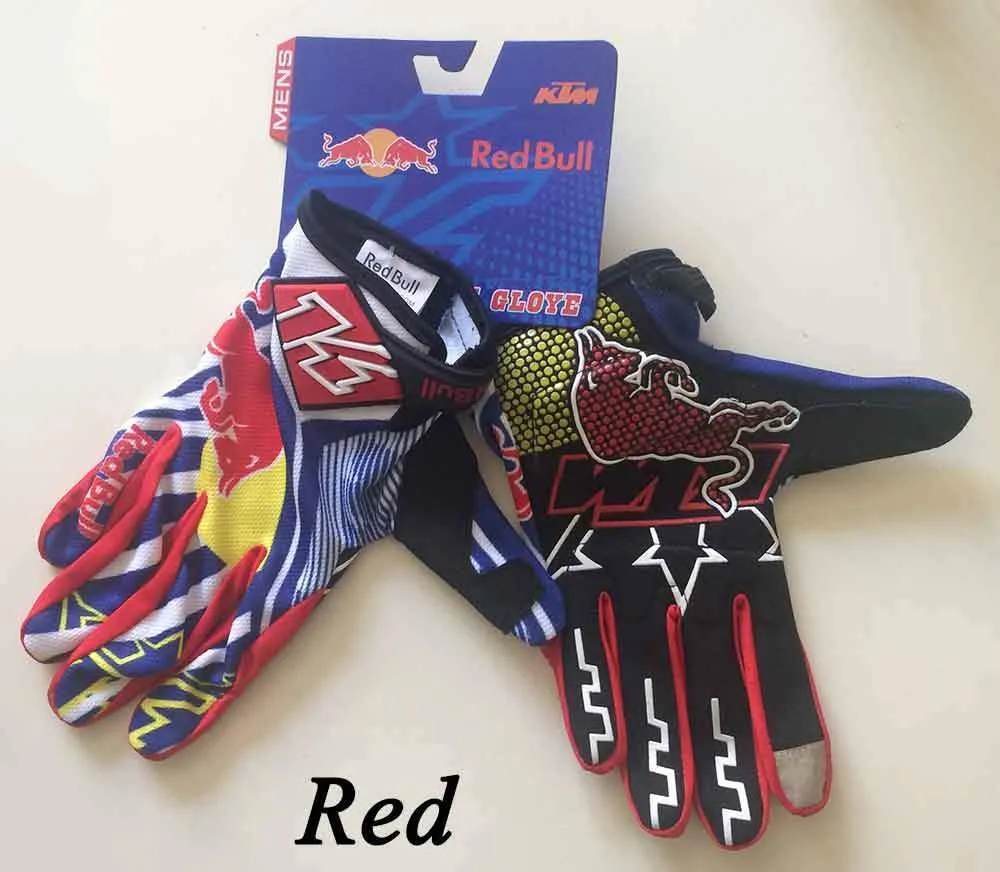 Red Bull MTB Cycling Bike Gloves