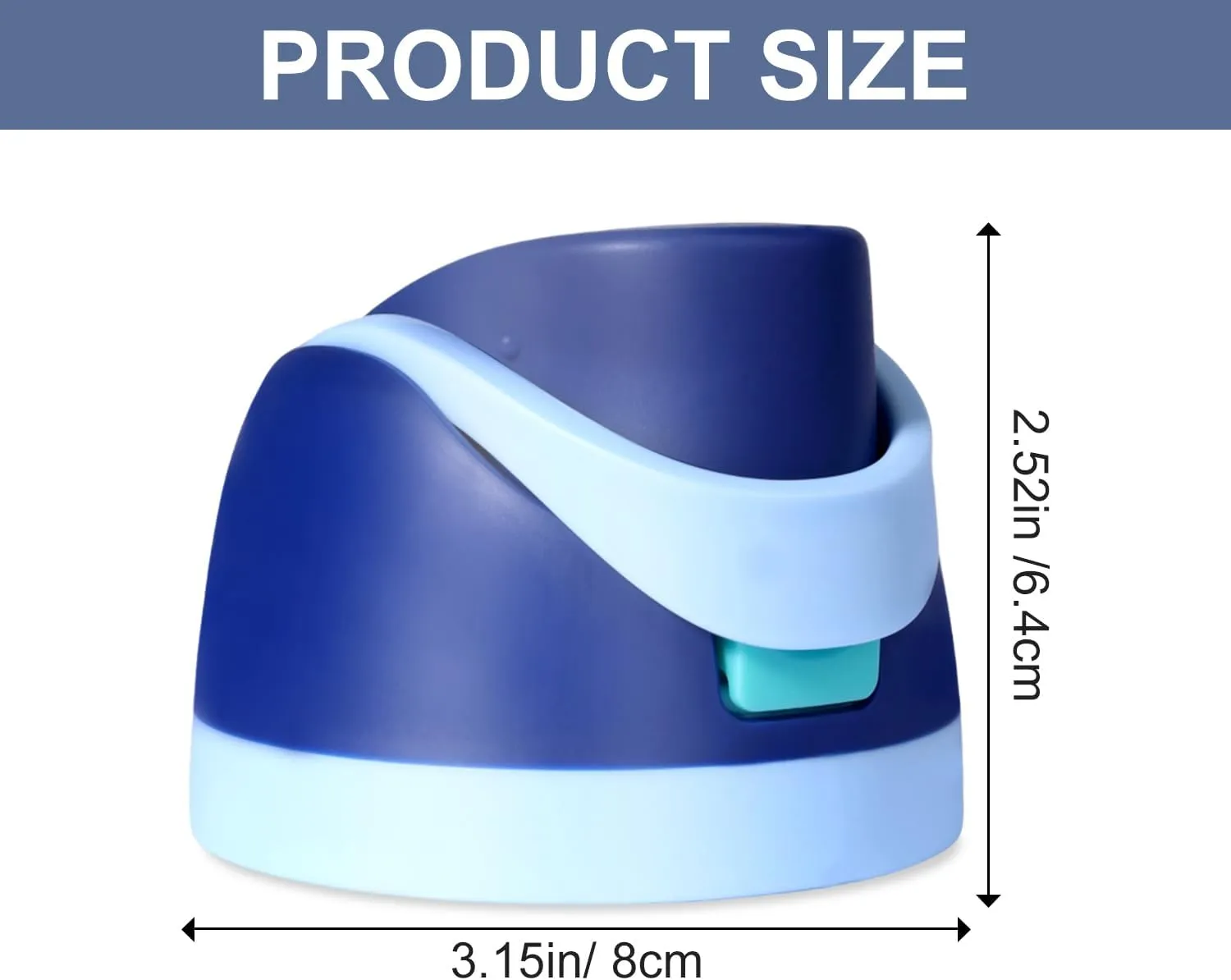 Replacement Lid for Owala Freesip, Compatible with Owala Cup 16oz 24oz 32oz 40oz, One Button Water Bottle Top Lid for Owala Freesip, Leakproof, BPA-Free