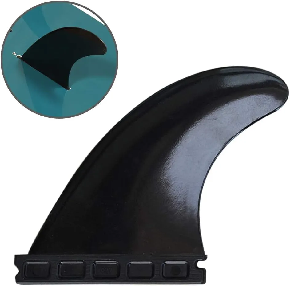 Rokia R G5 FCS&Future Fins with Fin Key and Screws 3 PCS Replacement Plastic Surfboard Fins for Surfing