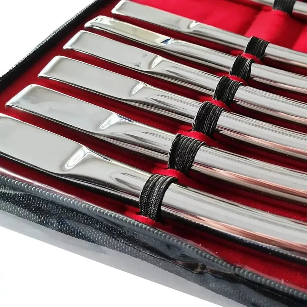 Rouge Garments Stainless Steel Silver 14 Piece Uterine Dilator Set