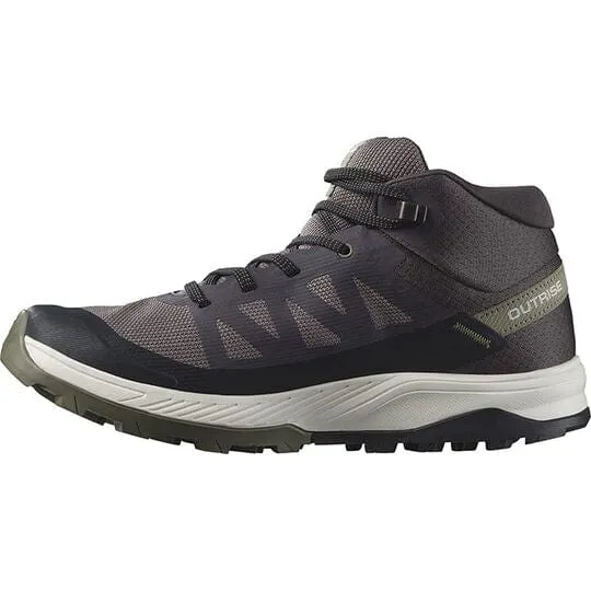 Salomon Women's Outrise Mid Gore-Tex® Hiking Boots- Shale/ Black