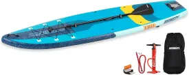Sea Eagle Newly Re-Designed Longboard LB11 Inflatable Stand Up/Sit Down 11' iSUP Paddleboard - Beginners/Experts, Flat Water/Surf- Sit, Stand, Surf, Fish, Tour or do Yoga