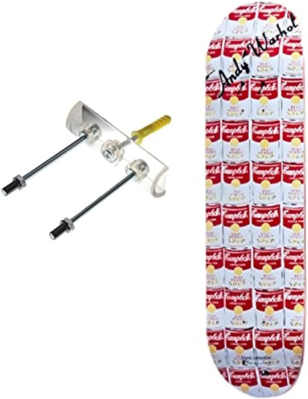 Skateboard Display Kit (Tube)  No Drill Bit by