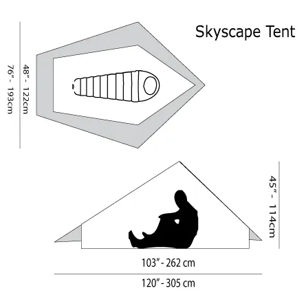 Skyscape Trekker Backpacking Tent