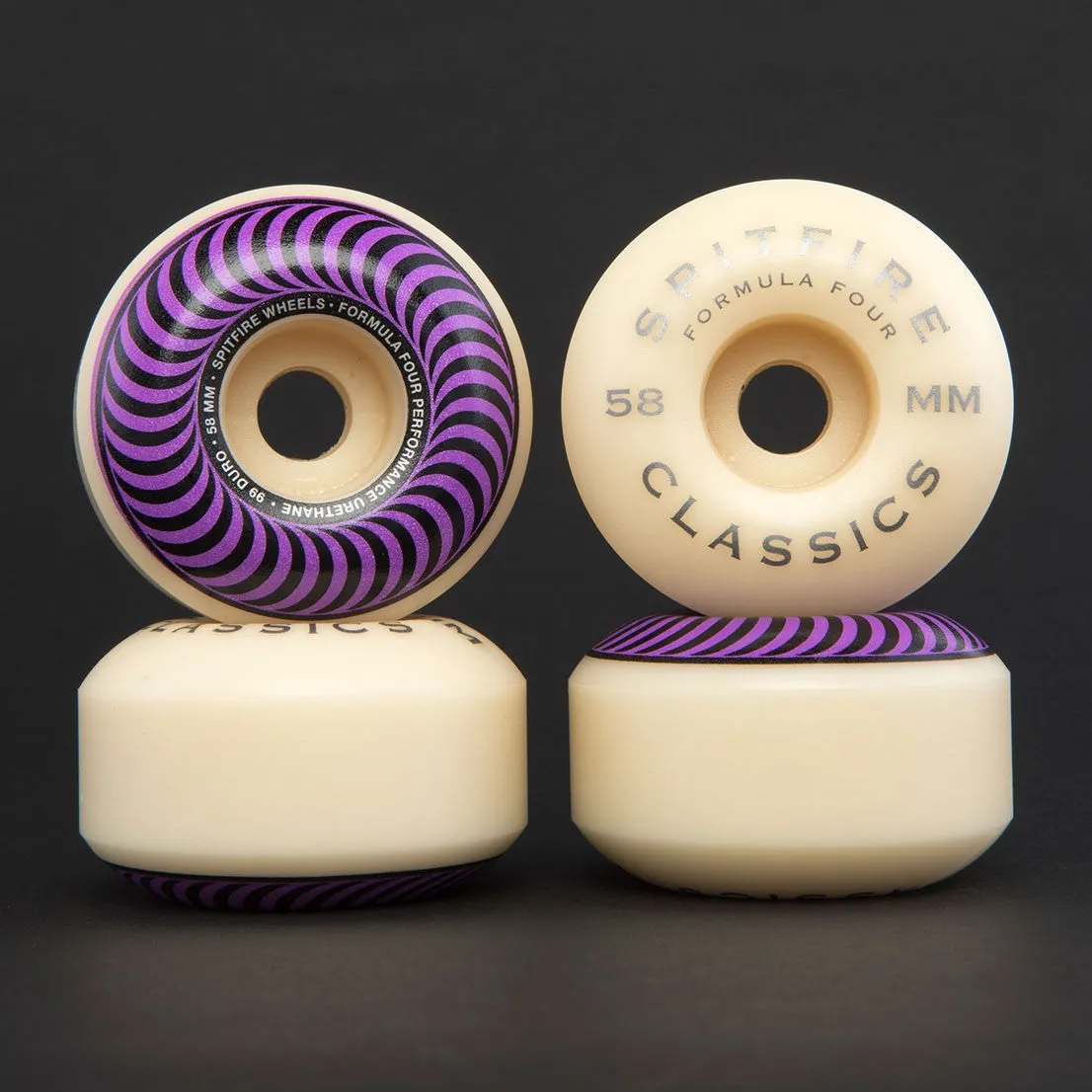 Spitfire - F4 Classics 58MM 99A Skateboard Wheels