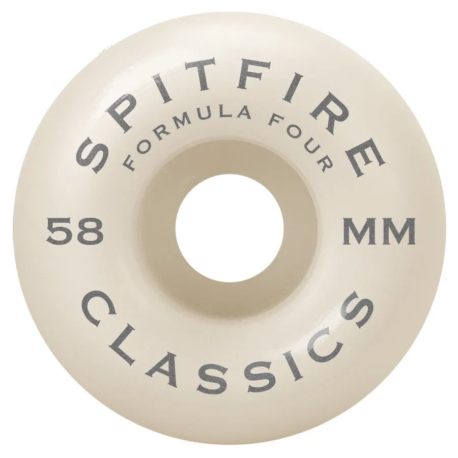 Spitfire - F4 Classics 58MM 99A Skateboard Wheels