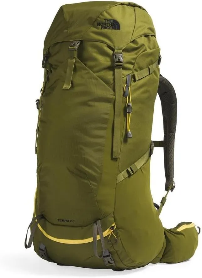 THE NORTH FACE Terra 65 L Backpacking Backpack, Forest Olive/New Taupe Green-NPF, Large/X-Large