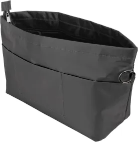 Time Wing Handbag Tote Purse Organizer Insert Bag Liner Shaper Divider Zipper 11 Pockets Compartments X Large Dark Grey
