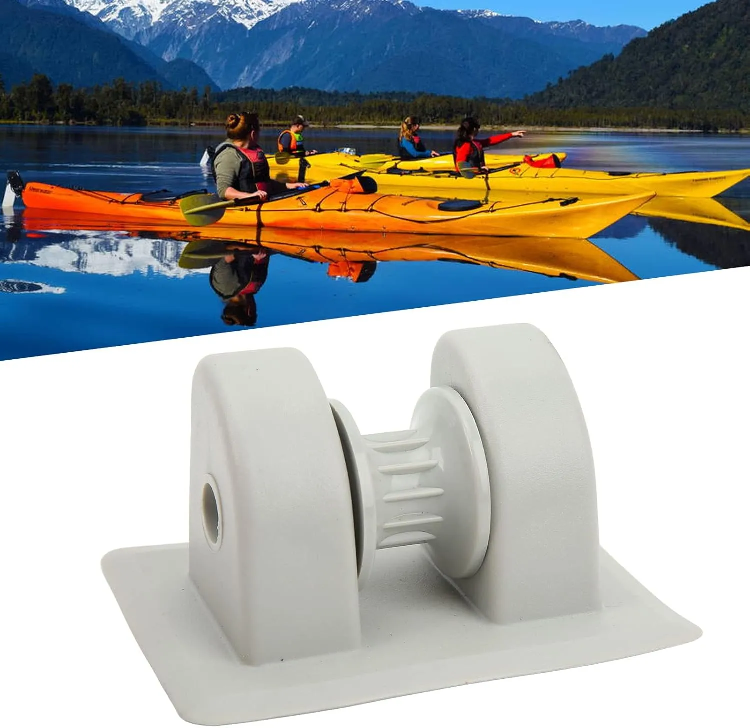 Topyond Inflatable Boat Anchor Holder Professional Rope Support PVC Kayak Anchor Holder Row Roller Onboard Camera Mounts for Rafts Yachts Kayaks