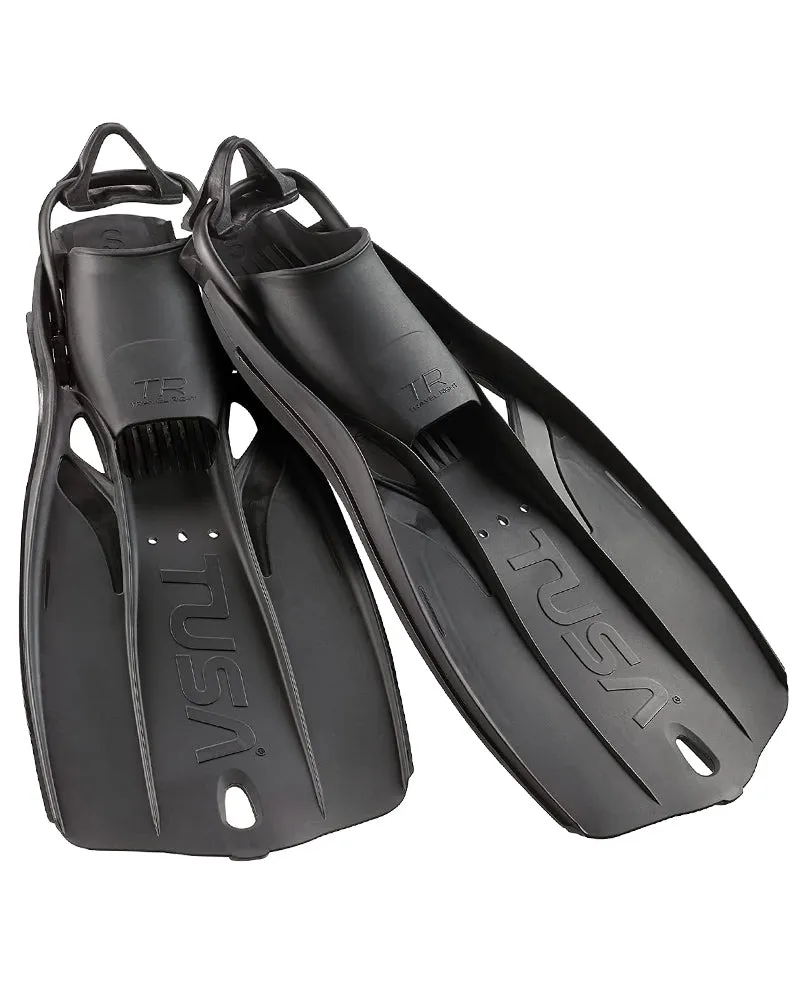 TUSA Travel Right Fins with Color Heel Grip