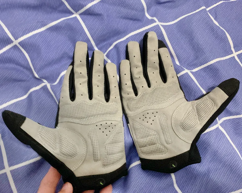 VISELK cycling gloves, men's cycling gloves, ladies-breathable gel road mountain bike cycling gloves-non-slip gloves fitness cycling training outdoor sports-L