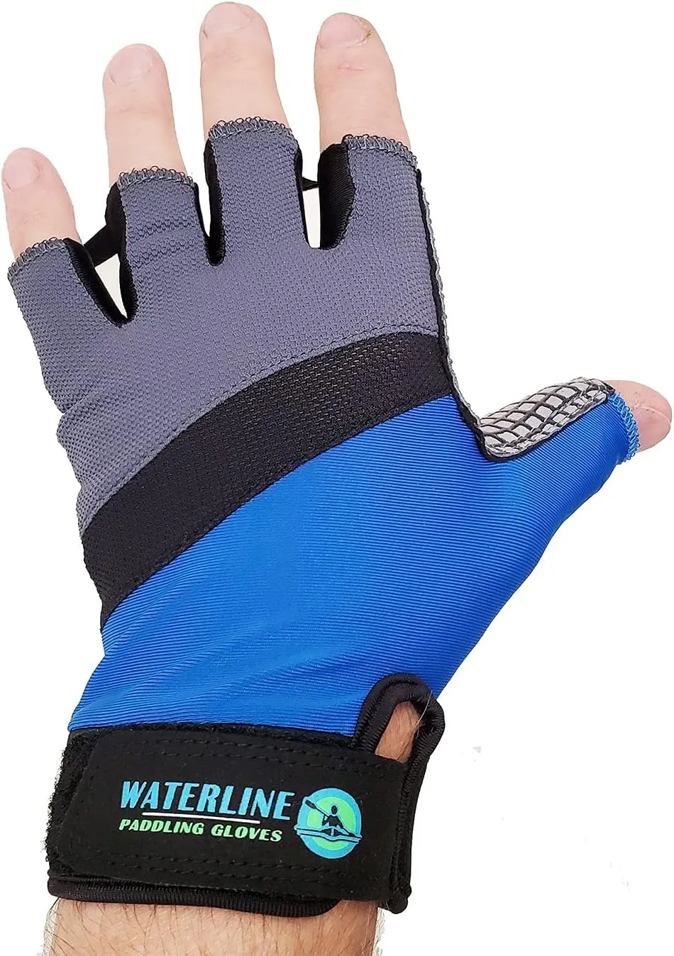 WaterLine Half Finger Paddling Gloves for Kayaks, Canoes and SUP Paddle Boards (Extra Small)
